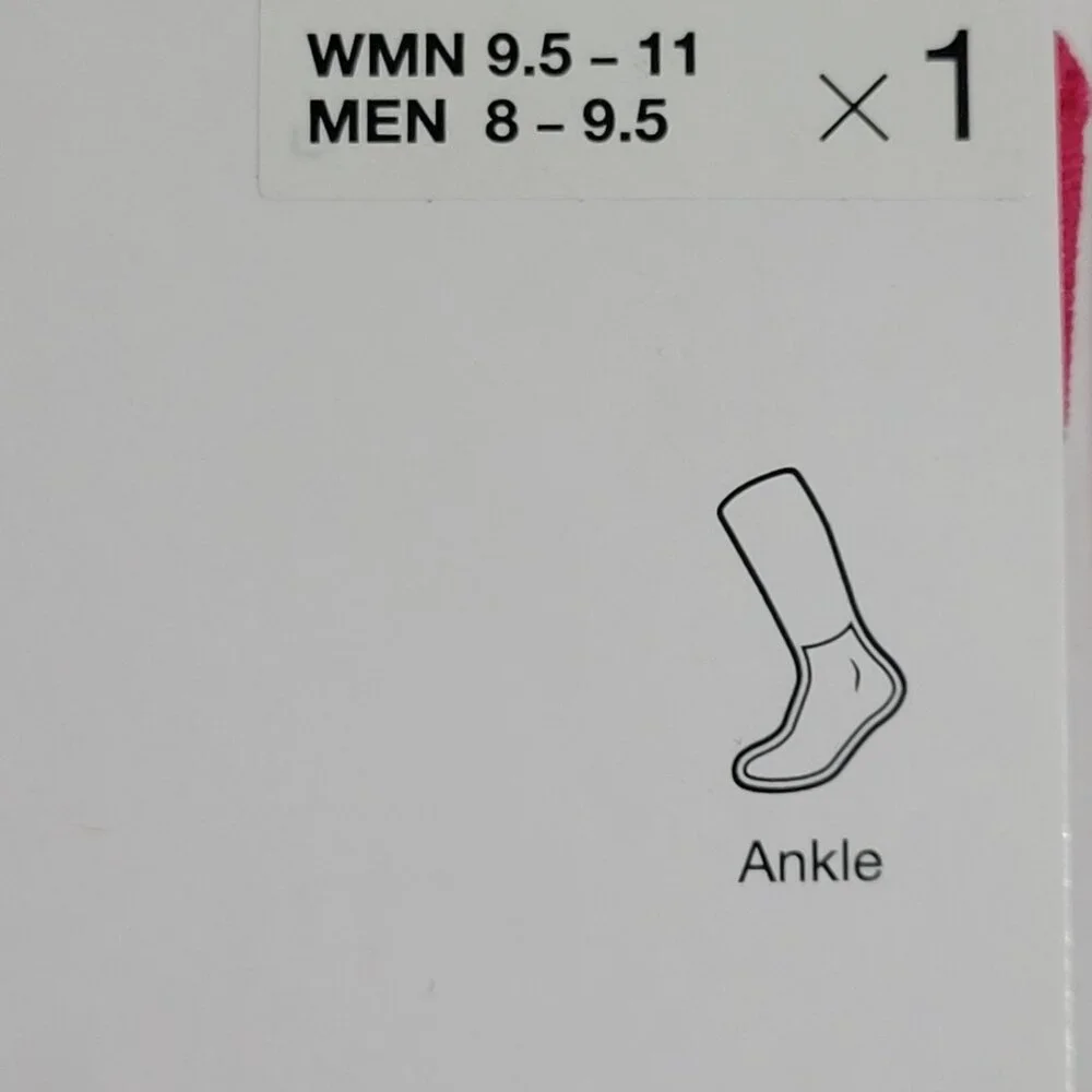 Nike‎ Spark Running Ankle Socks Women 9.5-11 Men 8-9.5 Lightweight Reflective